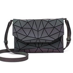 Geometric Luminous Envelope Women Evening Bag Clutch Messenger Handbag