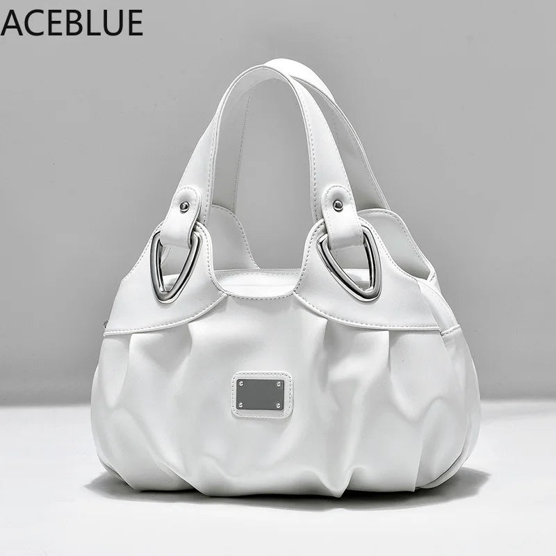 Floral Print Shoulder Bag High Quality Leather Handbag