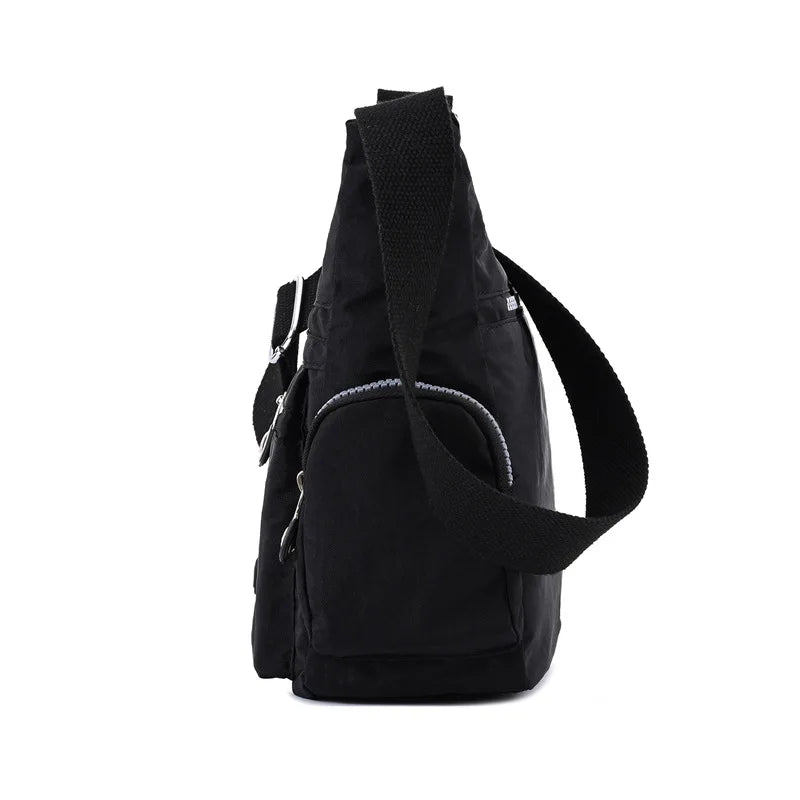 Women Shoulder Messenger Bag Lightweight Waterproof Zipper Package