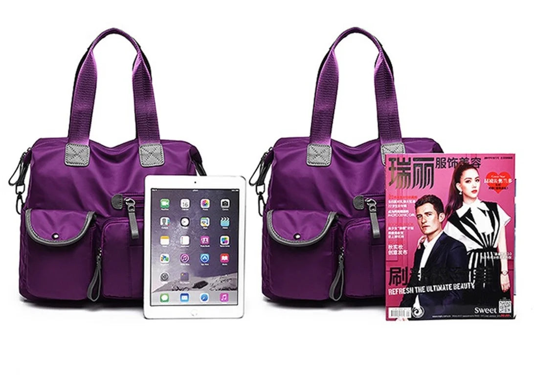 Waterproof Nylon Crossbody Bag Large Capacity Handbags