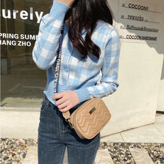 Women Small Messenger Bag Embroidered Female Shoulder Bag Chain Phone Purse