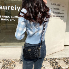 Women Small Messenger Bag Embroidered Female Shoulder Bag Chain Phone Purse