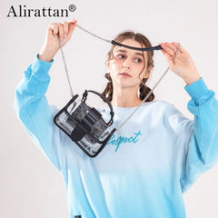 Daisy Pattern Shoulder Bag Chain Strap Messenger Handbag