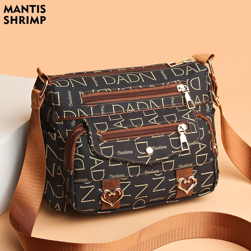 Women's Nylon Crossbody Messenger Shoulder Bag