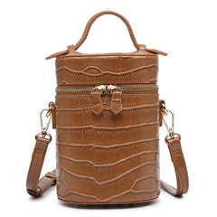 Crocodile Shoulder Bag PU Leather Handbag Tote Bag