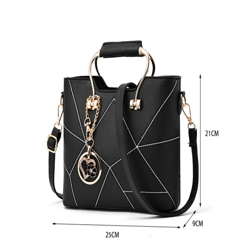 Women's Tassel PU Handbag Shoulder Bag