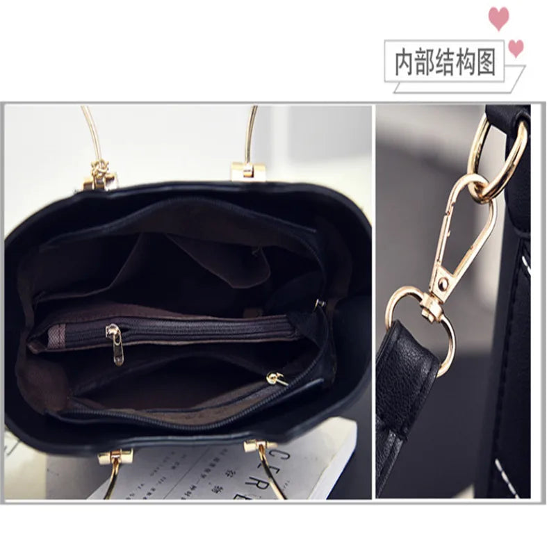 Women's Tassel PU Handbag Shoulder Bag