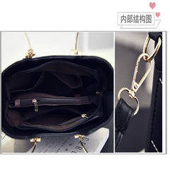 Women's Tassel PU Handbag Shoulder Bag