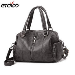 Women's PU Leather Shoulder Bag Crossbody Messenger Bag