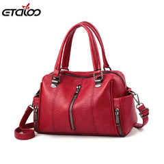 Women's PU Leather Shoulder Bag Crossbody Messenger Bag