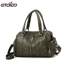 Women's PU Leather Shoulder Bag Crossbody Messenger Bag