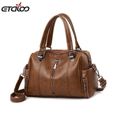 Women's PU Leather Shoulder Bag Crossbody Messenger Bag