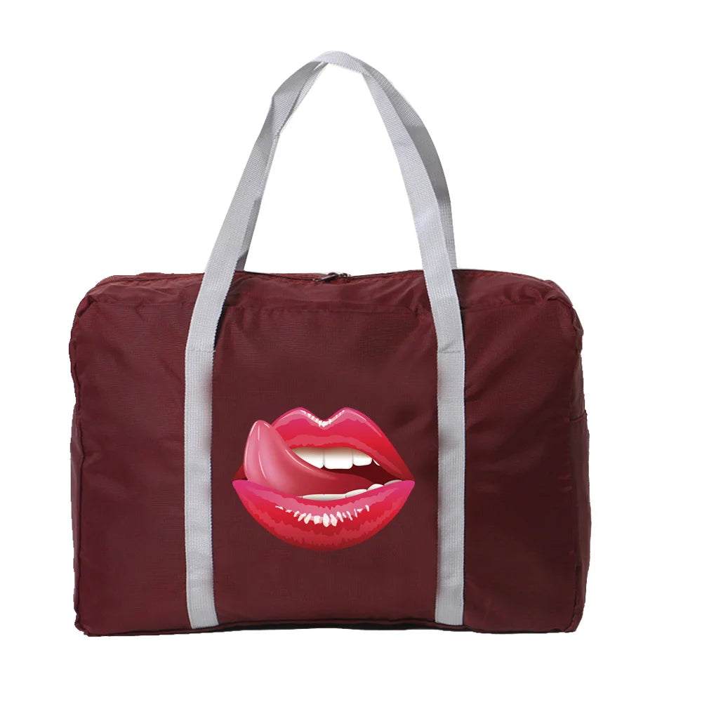 Portable Foldable Travel Bag Waterproof Handbag Storage Bags Organizer