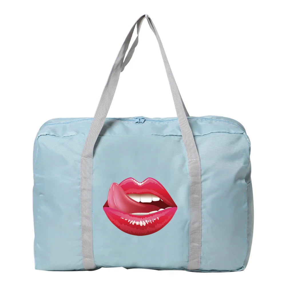 Portable Foldable Travel Bag Waterproof Handbag Storage Bags Organizer