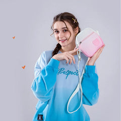 Gradient Ramp Summer Small Shoulder Bag for Women Canvas Crossbody Purse
