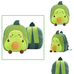 Children Cartoon Plush Backpack Kids School Bag Zipper Girl Boys Backpack