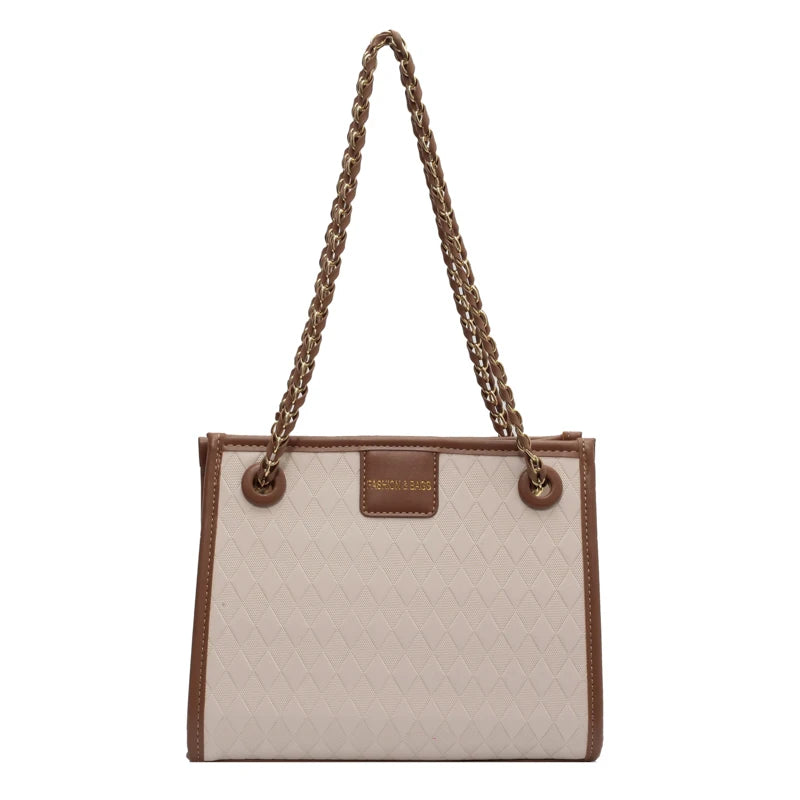 Women's Shoulder Bag Crossbody Texture Handbag PU Leather Buckle