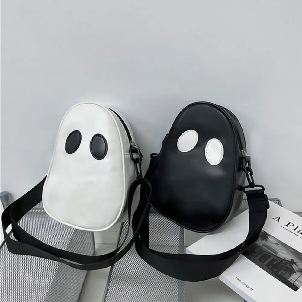 Cute Devil Shoulder Bag Purse Clash Colors Stitching Satchel