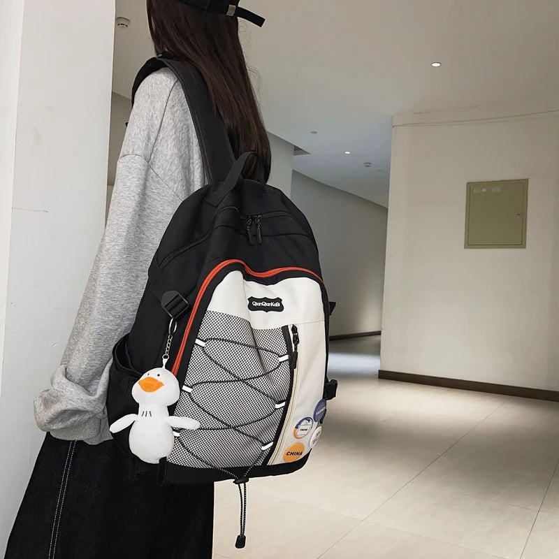 Girls School Backpack Nylon Bagpack Character Rucksack Travel Backpacks