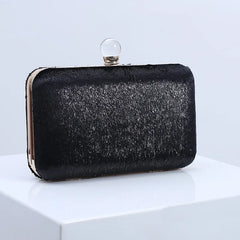 Pink Glass Silk Satin Evening Bag Women Wallet Purse Clutches Bride Wedding