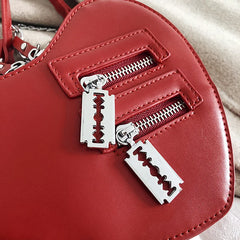 Gothic Heart Blade Crossbody Bag