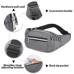 Beach Travel Pouch Women Belt Bag Fanny Pack Money Phone Holder