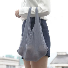 Magic Expansion Pleated Stretch Mini Bag Large Capacity Portable Shopping Handba