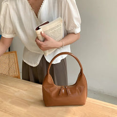 Small Patent Leather Shoulder Bag Underarm Tote