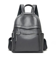 High PU Leather Backpack Women Travel School Bags Teenage Girls Shoulder Bag