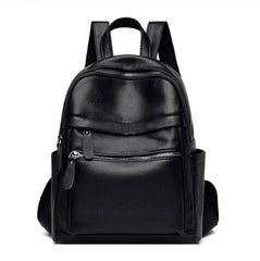 High PU Leather Backpack Women Travel School Bags Teenage Girls Shoulder Bag