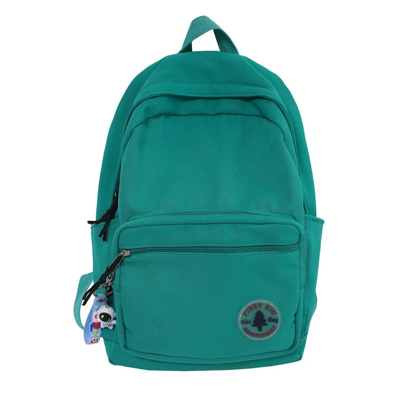 Hot Girl Solid School Bag College Student Women Backpack Travel