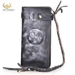 Hot Cow Leather Travel Checkbook Organizer Wallet