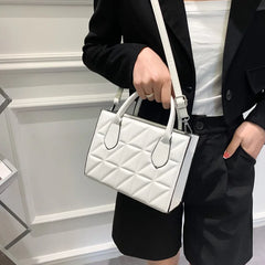 Solid Square Women's Shoulder Bag Crossbody Handbag