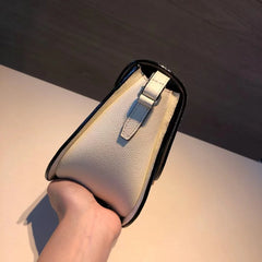 Temperament Cowhide Women's Flip Bag