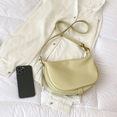 Urban Solid High-quality Texture Pu Women's Bag Shoulder Messenger Bag Tote Bags