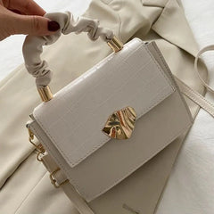 Soft PU Leather Shoulder Bag with Chain Crossbody