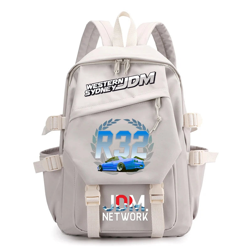 JDM Backpack Women's Satchel Student Laptop Bag