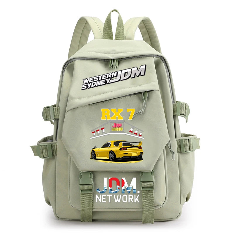 JDM Backpack Women's Satchel Student Laptop Bag