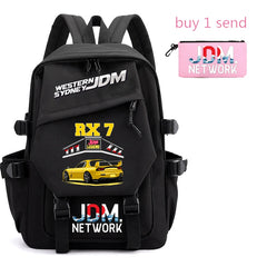 JDM Backpack Women's Satchel Student Laptop Bag