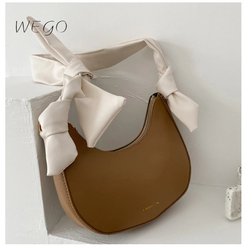 Japanese Style Dumpling Bag Single Shoulder Messenger Crossbody Bag