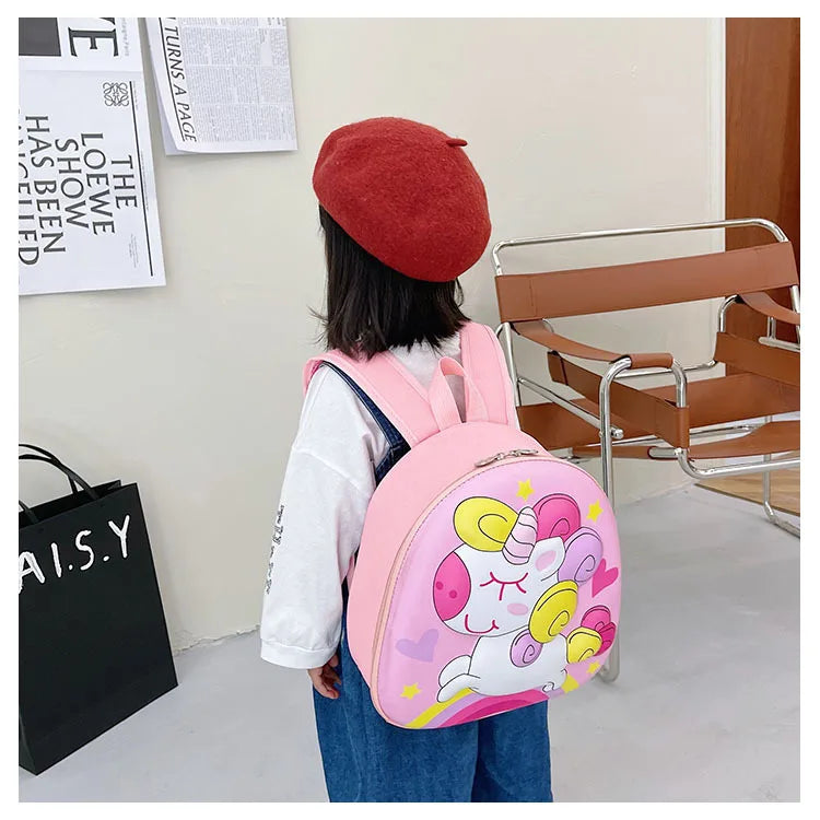 Unisex Dinosaur Cartoon Backpack Large Capacity Schoolbag