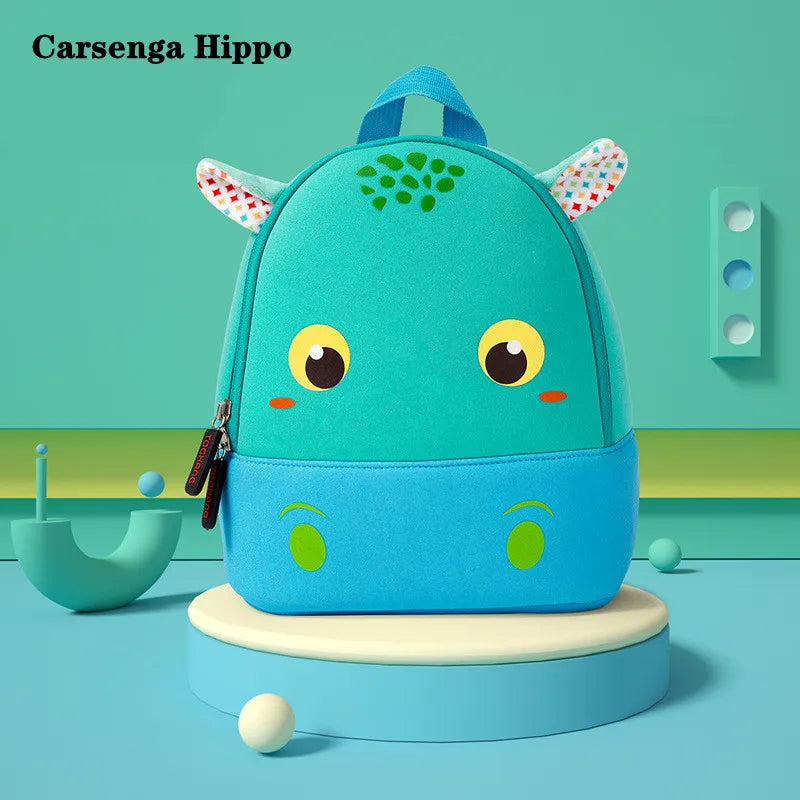 3D Cartoon Animal Backpack Unisex Daily Waterproof School Bag for Toddler