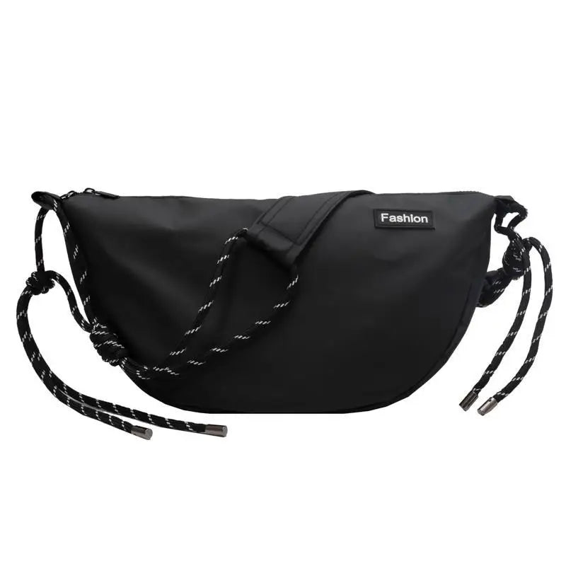 Ladies Large-capacity Shoulder Bag Canvas Dumpling Bag