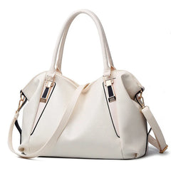 Women's Soft Leather Tote Bag with Adjustable Shoulder Strap
