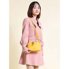 Ladies PU Leather Shoulder Bag Women Messenger Bag Shell Bag