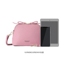 Ladies PU Leather Shoulder Bag Women Messenger Bag Shell Bag