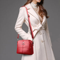 Fashionable Women Shoulder Bags Anti Theft Messenger Bag Solid High Capacity