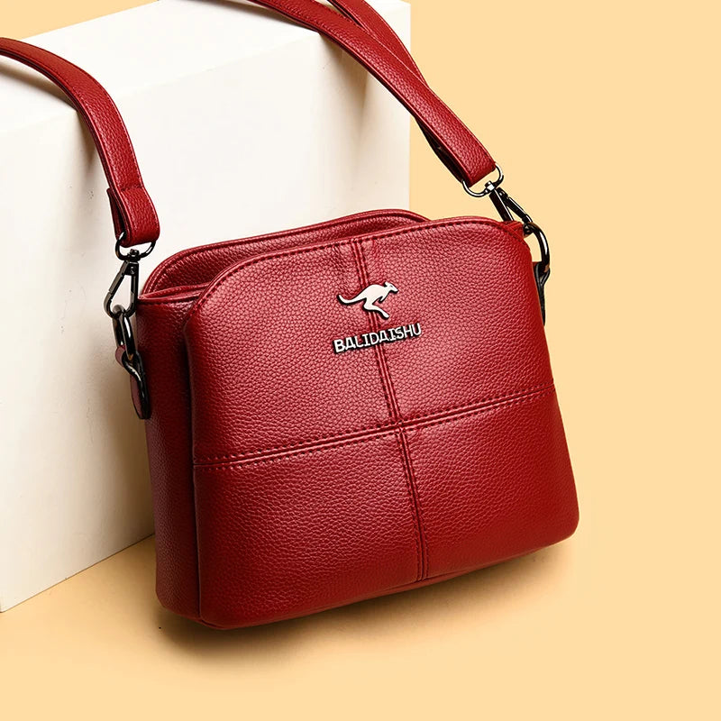 Fashionable Women Shoulder Bags Anti Theft Messenger Bag Solid High Capacity