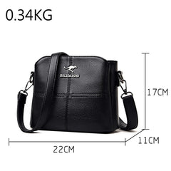 Fashionable Women Shoulder Bags Anti Theft Messenger Bag Solid High Capacity