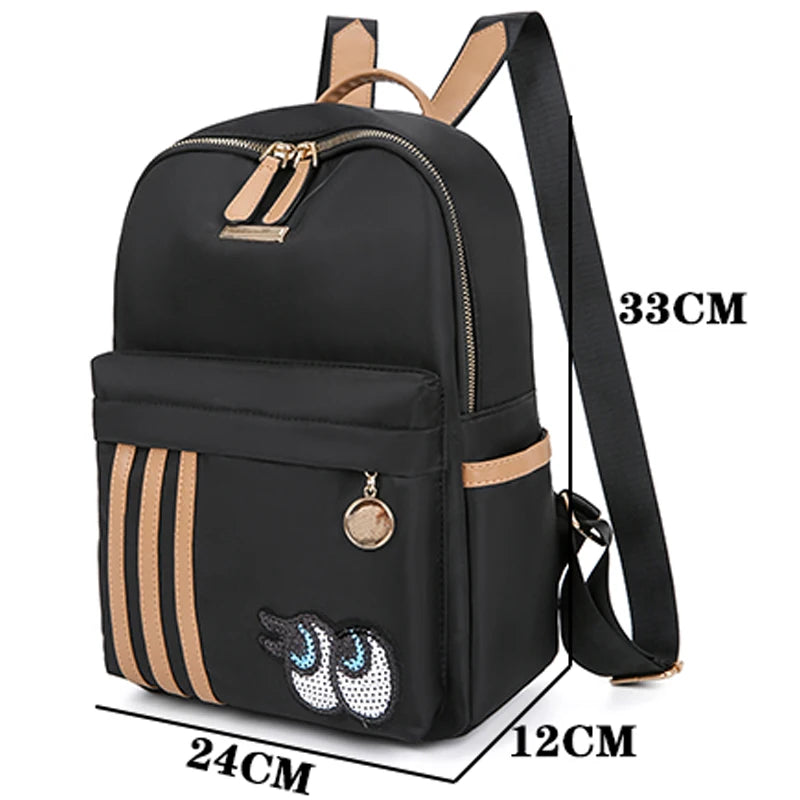 Large Capacity Backpack Waterproof Anti Theft Oxford Cloth Backpack